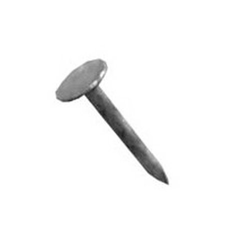 ORGILL BULK NAILS Roofing Nail, 7/8 in L, Steel, Electro Galvanized Finish 33309-050